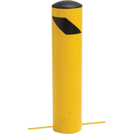 Global Industrial Steel Bollard For Underground Installation, 24 x 5-1/2 652898G